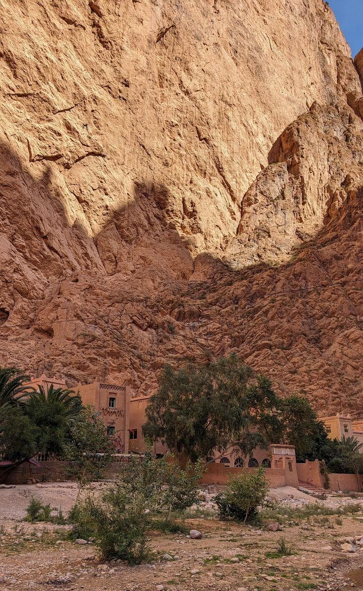 Canyon walls of the Todra Gorge